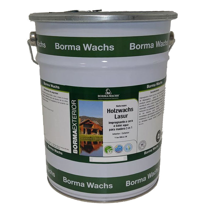 Borma Naturaqua Holzwachs Lasur 3 in 1 - 5L
