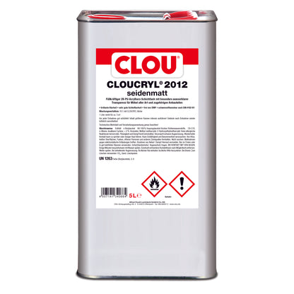 Cloucryl 2012 Clear Lacquer - 5L